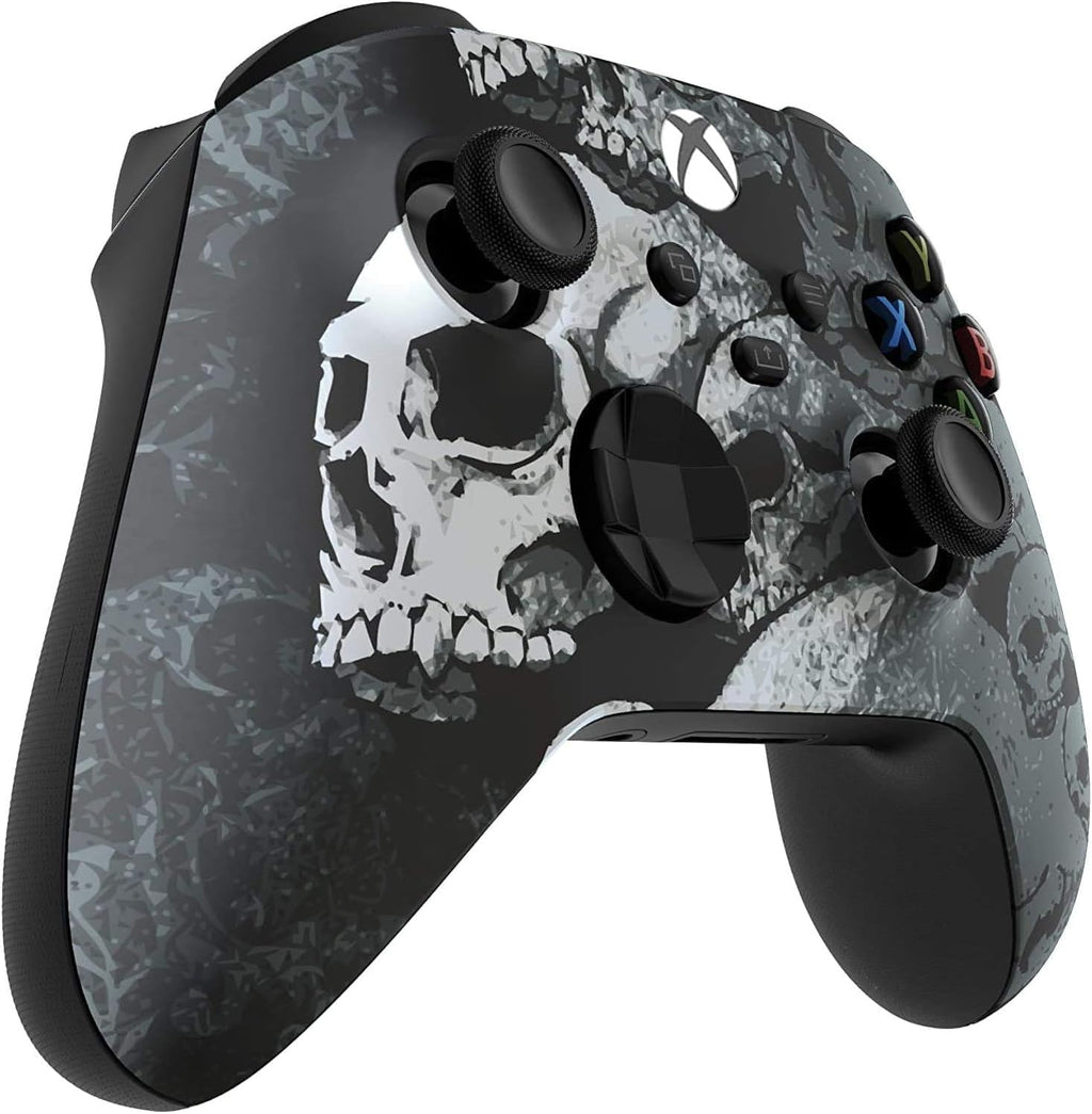 Wireless Controller for Microsoft Xbox Series X/S & Xbox One - Custom Soft Touch Feel - Custom Xbox Series X/S Controller (X/S Black Skullz)
