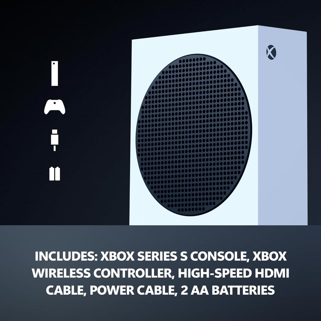 Xbox Series S - All Digital Gaming Console - 1TB SSD - Includes Wireless Controller - 120FPS - Robot White