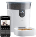 7L Automatic Cat Feeders with Smart Home Pet Camera, Timer & Voice, Automatic Dog Feeder for Alexa & Google